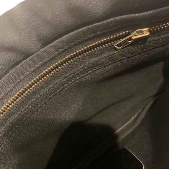 VINTAGE CELINE Black Clutch canvas leather - Picture 9 of 15